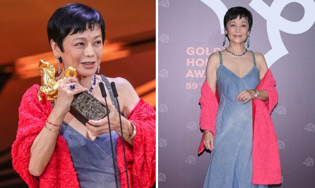 Sylvia Chang Wore An Old Dress & Her Mum's Shawl To Golden Horse Awards