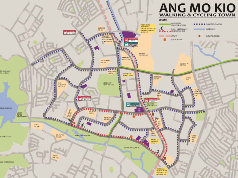 Work starts on cycling path network in Ang Mo Kio Work starts on cycling path network in Ang Mo Kio