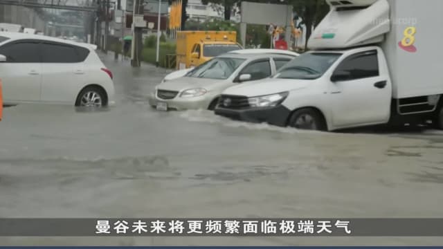 泰国部分地区遭遇暴雨 9万多公顷土地被淹没