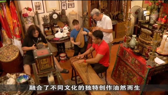 音乐不分国界 本地马来族男子15岁开始学弹古筝
