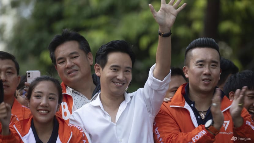 Orange wave sweeps Bangkok streets as Move Forward marks electoral victory Orange wave sweeps Bangkok streets as Move Forward marks electoral victory