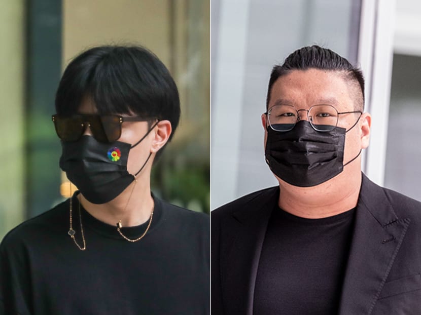 Keeren Marcus Phang Guan Wei (left) pleaded guilty to one count of obstructing the course of justice. Ng Yu Zhi (right) is accused of defrauding investors of more than S$1 billion in a nickel-trading scheme.