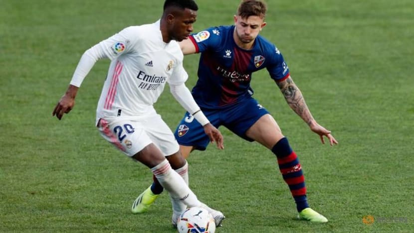 Football: Varane double spares Real Madrid's blushes at Huesca Football: Varane double spares Real Madrid's blushes at Huesca
