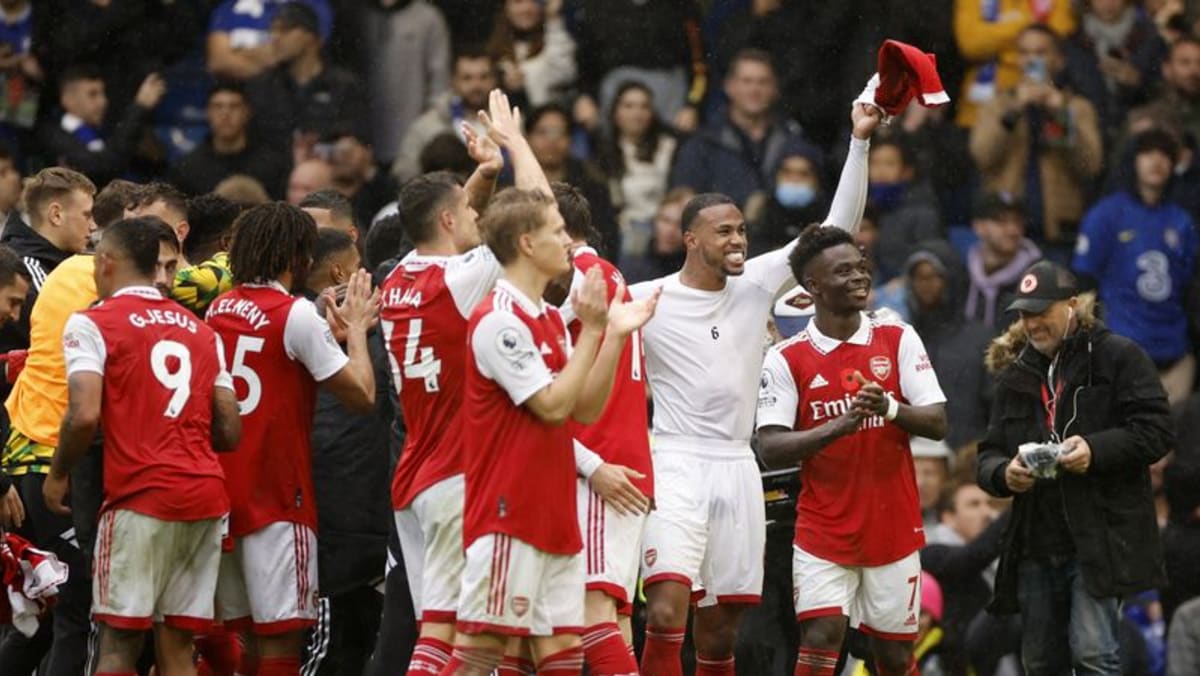 Arsenal menunjukkan kredensial gelar dengan kemenangan berjuang keras melawan Chelsea