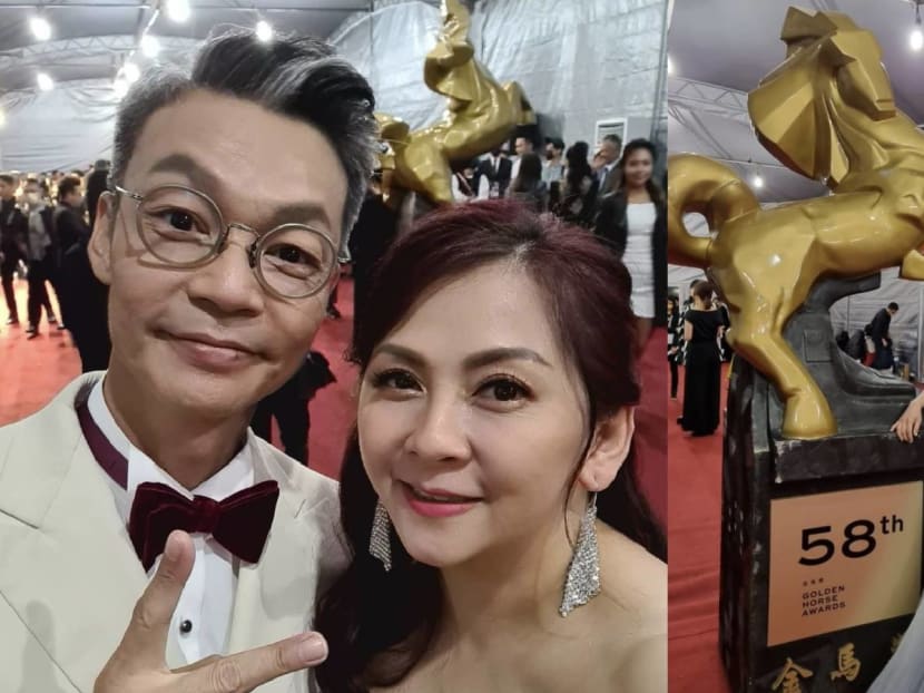 Catherine Ng eventually regained her confidence to walk the red carpet thanks to the encouragement from her husband and their celeb friends.