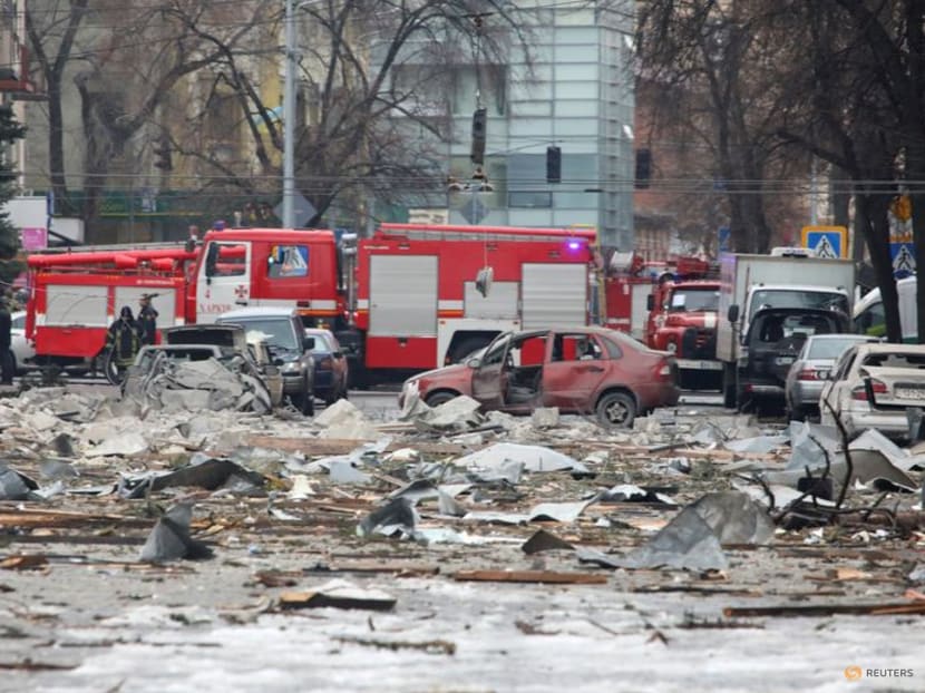Ukraine's Kharkiv struck by cluster bombs, experts say