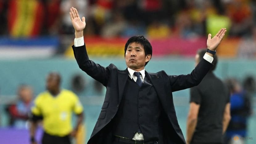 Moriyasu praises Japan's coolness under fire in second big upset