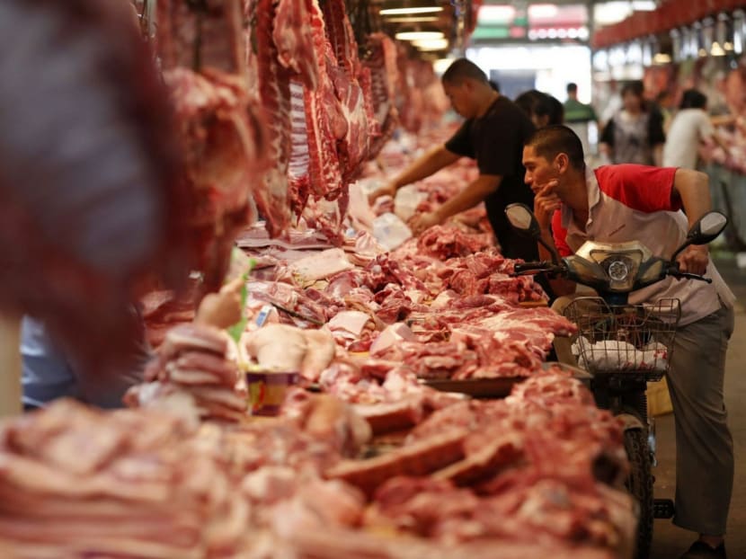 A meat market in Beijing.In a Singapore health study, researchers found that consumers with higher intake of red meat had a 23 per cent increase in risk of diabetes compared to those with a lower intake. Photo: Reuters