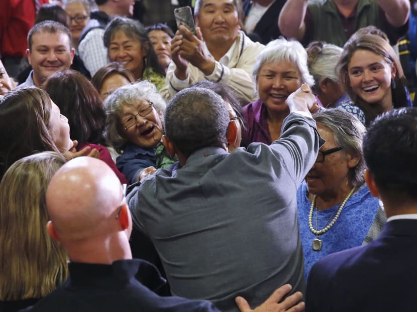 Gallery: In Alaska, Obama becomes 1st president to enter the Arctic