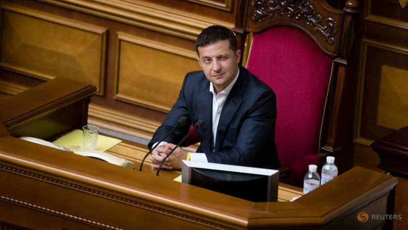 Ukraine president says Trump didn't seek to blackmail him Ukraine president says Trump didn't seek to blackmail him