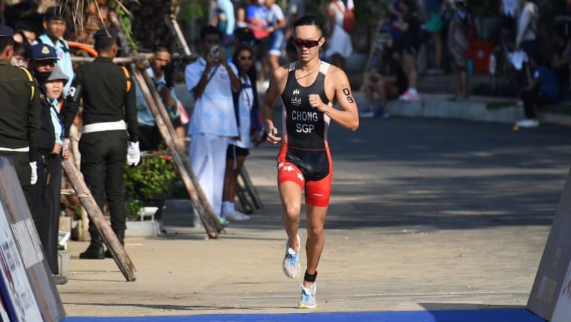 Singapore wins first medal at 32nd SEA Games with bronze in aquathlon event