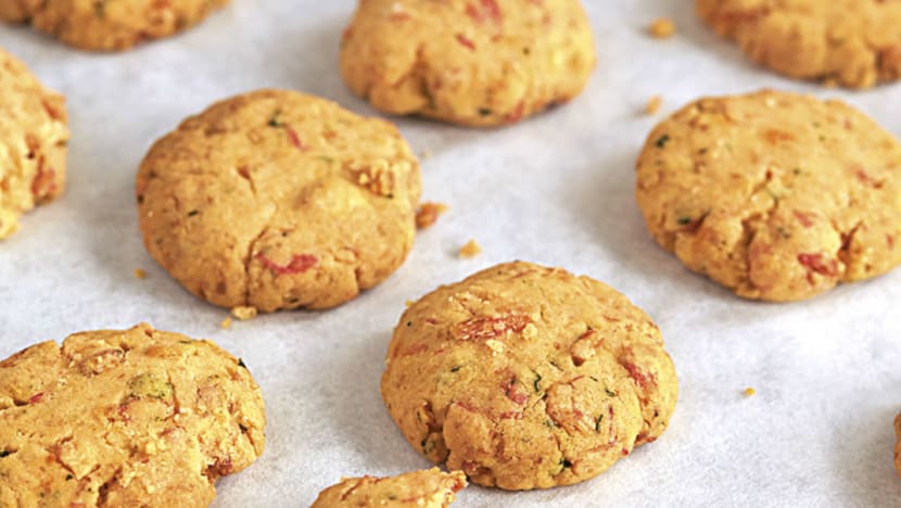 Salted Egg Yolk And Sakura Ebi Cookies — The Ultimate Umami Bomb Salted Egg Yolk And Sakura Ebi Cookies — The Ultimate Umami Bomb