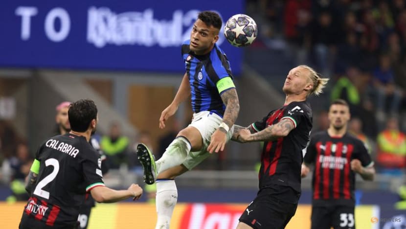 Inter strike early to take control of semi-final derby