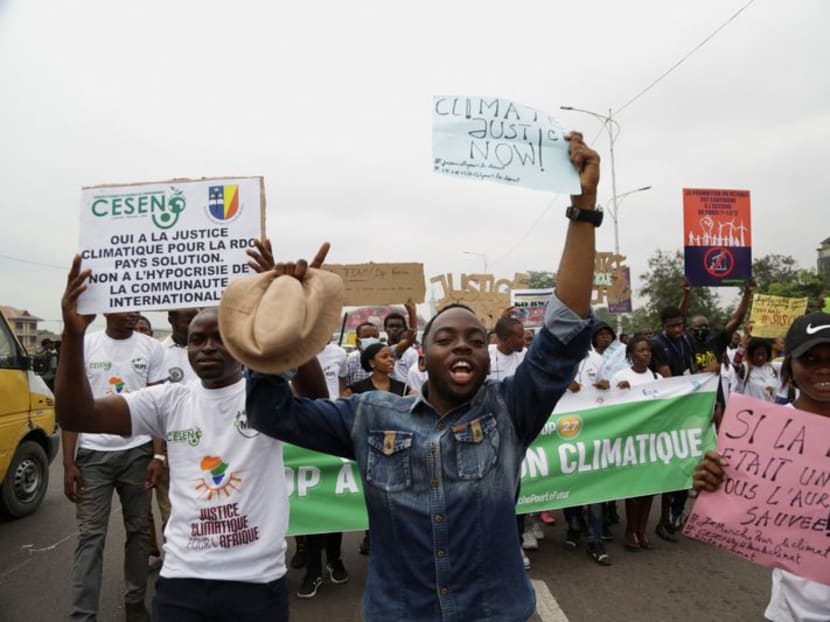Global climate change protests demand compensation ahead of COP27 Global climate change protests demand compensation ahead of COP27