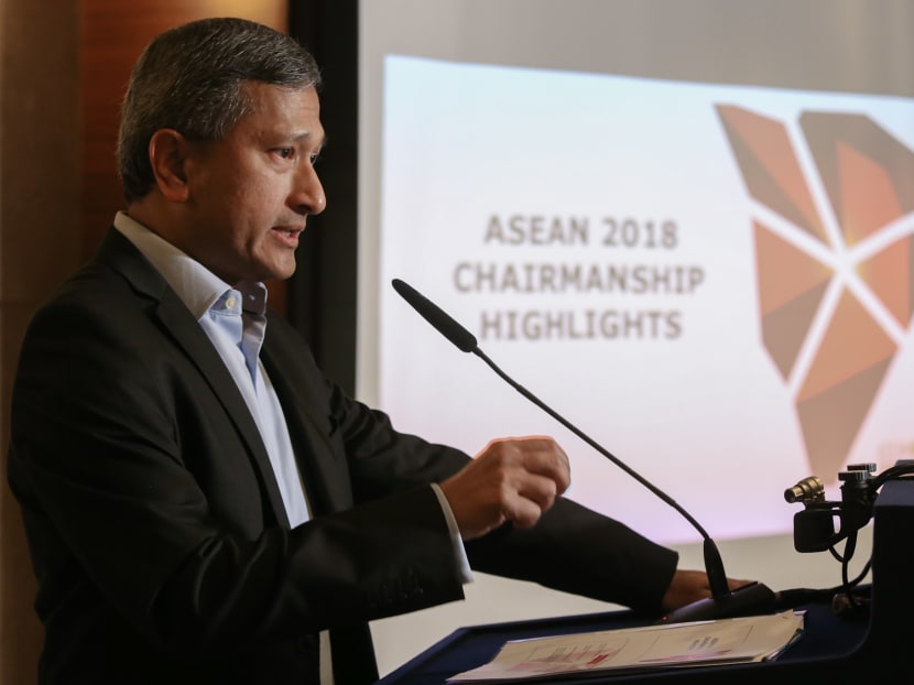 Foreign Affairs Minister Vivian Balakrishnan speaks on Singapore’s role as Asean chair over the past year.