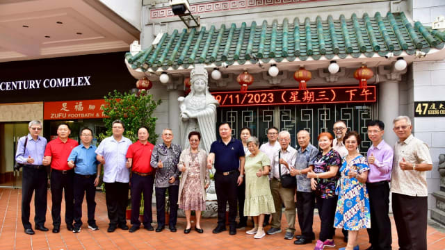 福建湄洲妈祖祖庙代表团参访本地天后宫  促进两地妈祖文化交流
