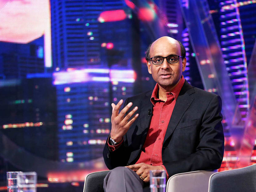 Finance Minister Tharman Shanmugaratnam reiterated on Tuesday that the bulk of the spending is for the common interest and not one particular group. Photo: Wee Teck Hian