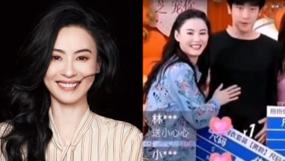 Cecilia Cheung Hits On Handsome Male Model During Live Stream; Backs Off In Embarrassment After Realising His Girlfriend Is There
