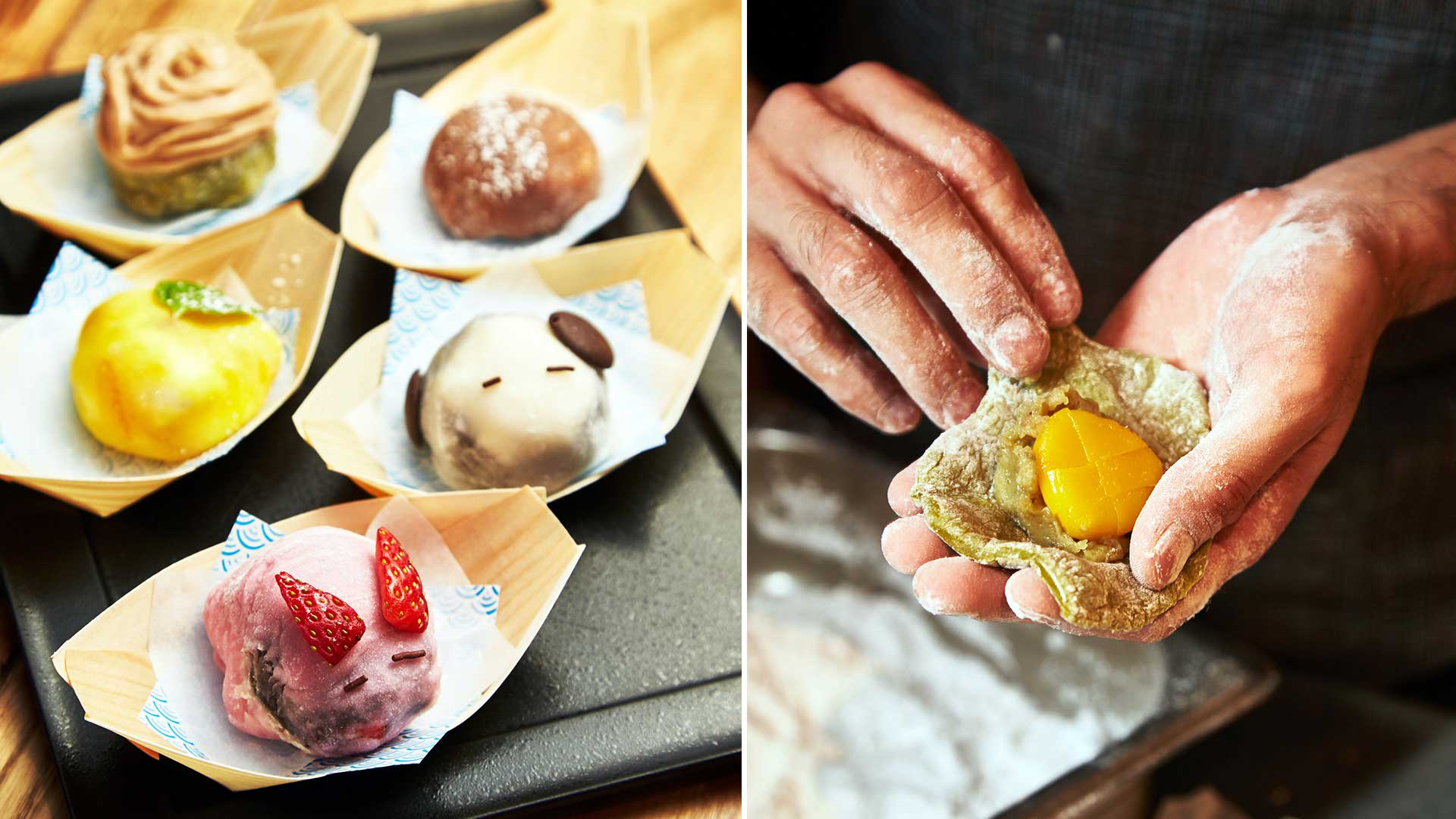 Customisable Daifuku Stuffed With Strawberry, Yuzu & Lychee At This Cute New Stall Customisable Daifuku Stuffed With Strawberry, Yuzu & Lychee At This Cute New Stall