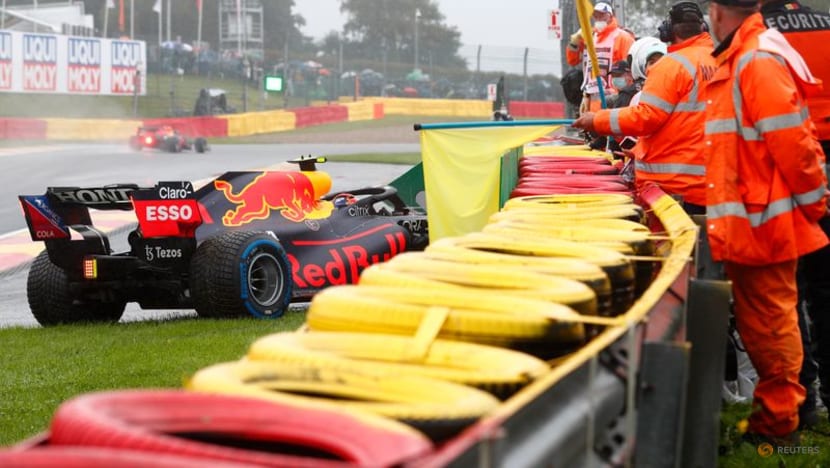 Formula 1: Rain forces suspension of Belgian Grand Prix start Formula 1: Rain forces suspension of Belgian Grand Prix start