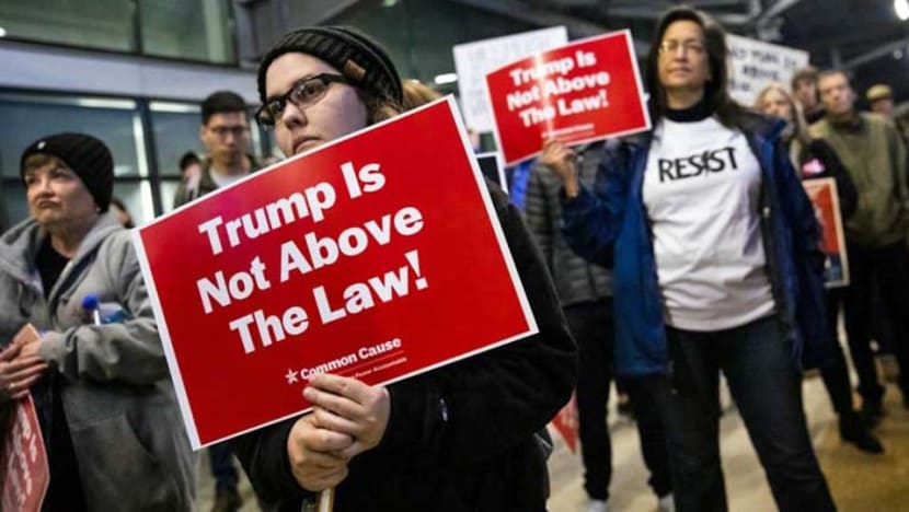 The impeachment charges against US President Donald Trump The impeachment charges against US President Donald Trump