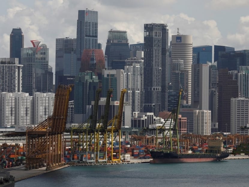 View of the Singapore skyline on Nov 17, 2020.