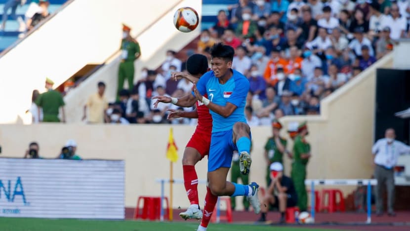 Singapore keep SEA Games hopes alive after 1-0 win over Cambodia Singapore keep SEA Games hopes alive after 1-0 win over Cambodia