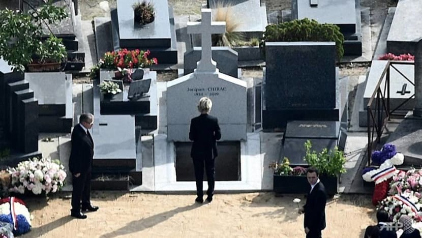 Family bid final farewell to former French President Chirac in home village