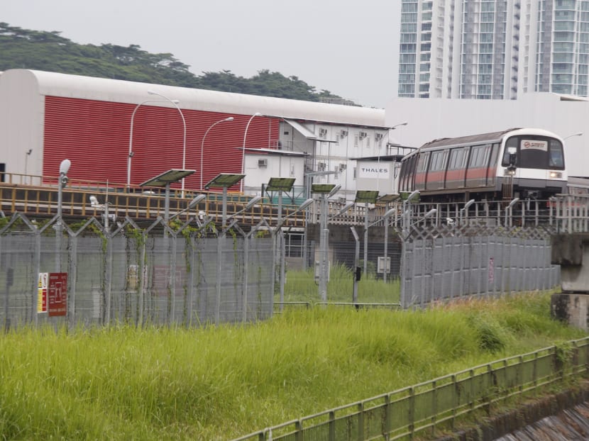 Additional security features have been implemented to reinforce the Bishan depot’s 6.5km-long fenced perimeter. Photo: Ernest Chua