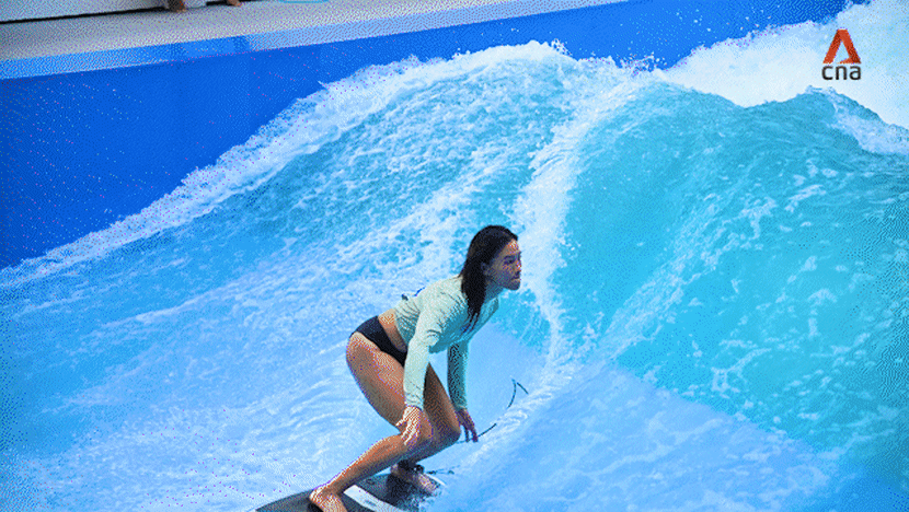 Sneak peek at Trifecta the first snow surf and skate attraction