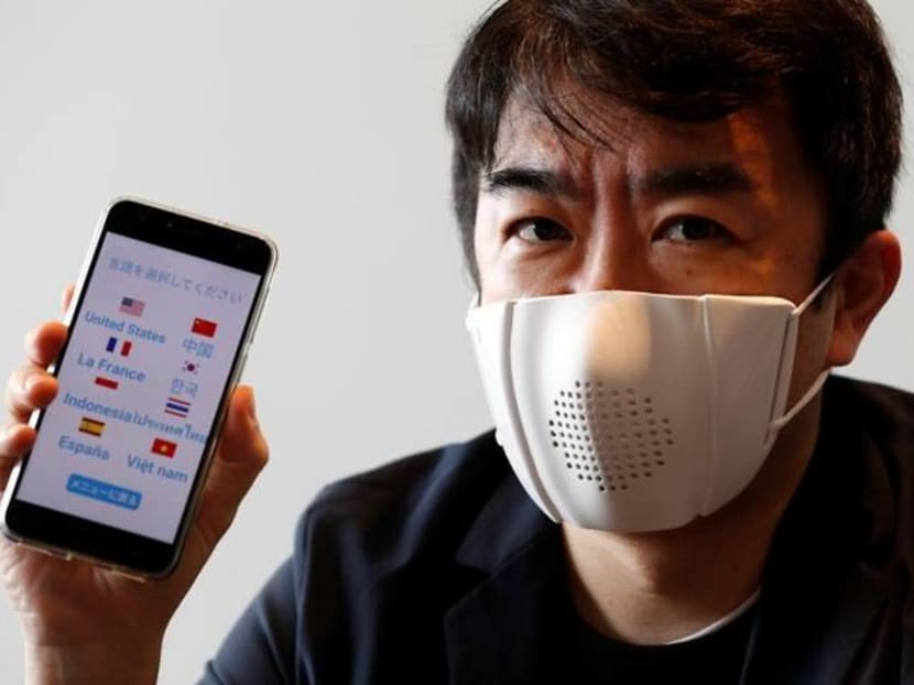 Japanese startup creates "connected" face mask for coronavirus new normal Japanese startup creates "connected" face mask for coronavirus new normal