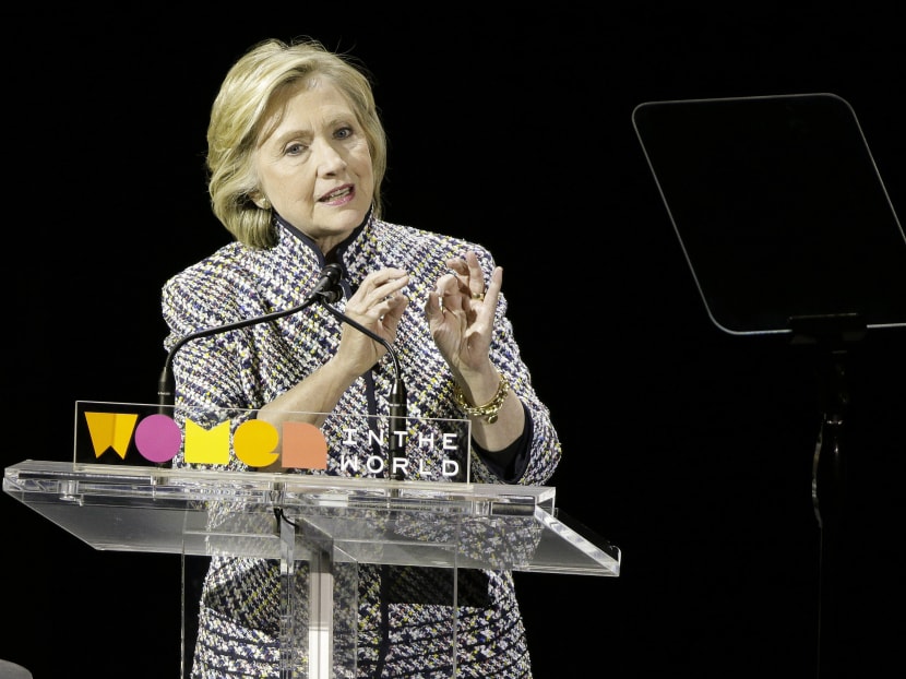 Gallery: Clinton gives glimpse of how she plans to run as a woman