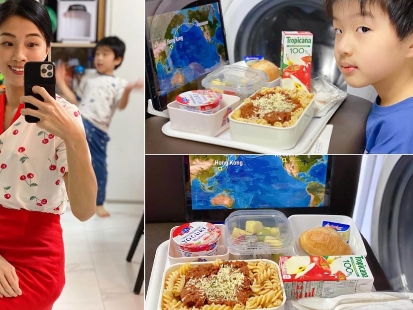 Cathay PacificInspired Mum Recreates Flying Experience At Home