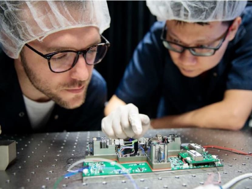 Researchers at the Centre for Quantum Technologies in Singapore building rugged and compact Quantum Key Distribution instruments for spaceflight.