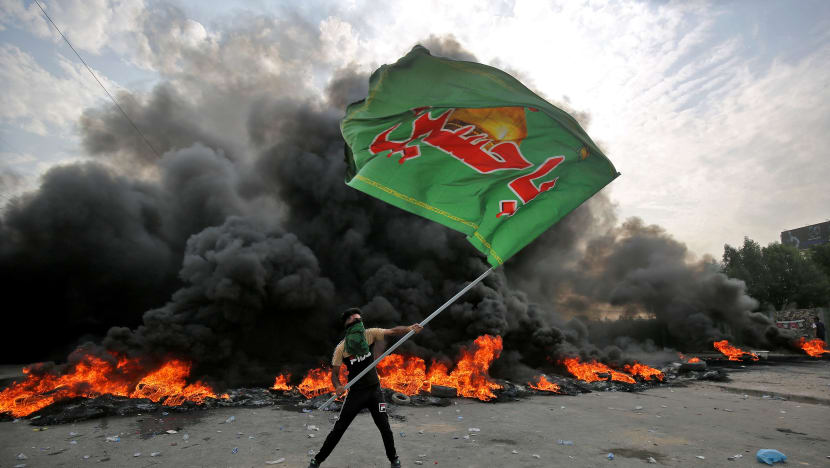 Death toll rises to 19 as Iraq protests spread across south Death toll rises to 19 as Iraq protests spread across south