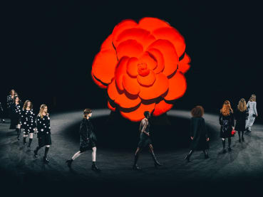 Paris Fashion Week: Chanel's sparkling, bloom-inspired fall display