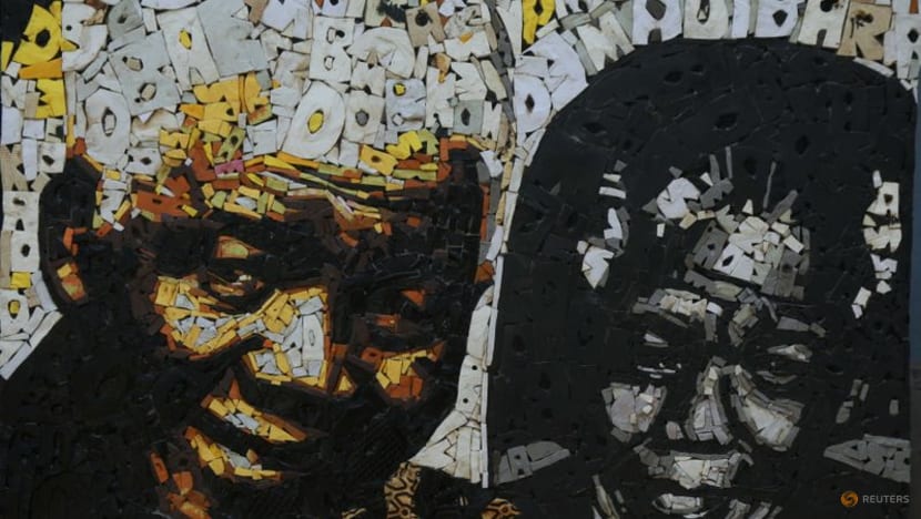 Ivorian artist turns discarded flip-flops from beach into masterpieces Ivorian artist turns discarded flip-flops from beach into masterpieces