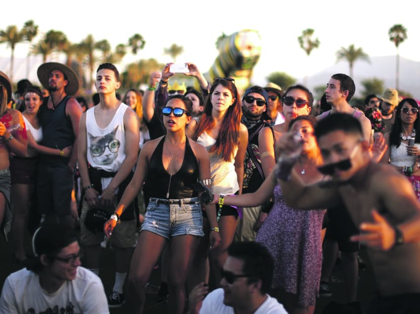People dance to Hozier at the Coachella Valley Music and Arts Festival in Indio, California. Reuters file photo