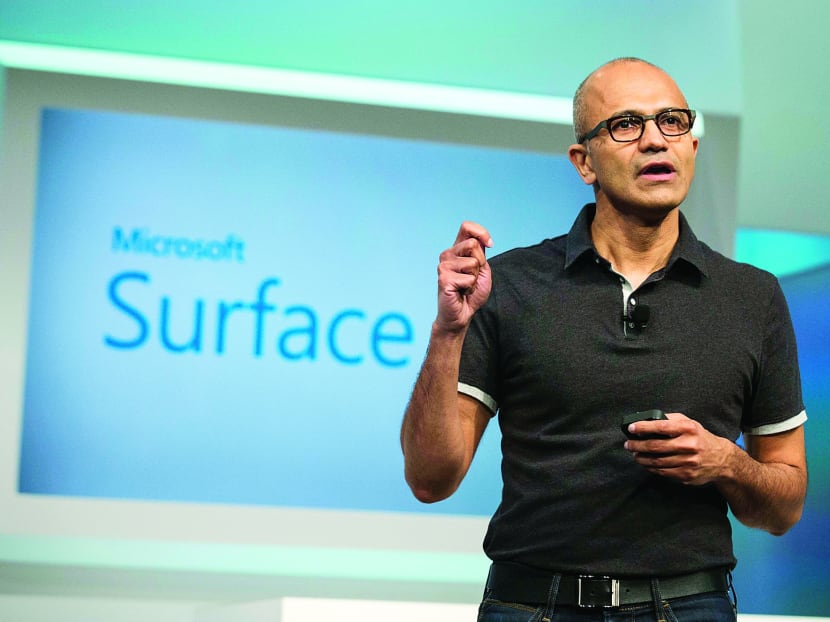 In a July 10 memo, Mr Nadella called for Microsoft to become more focused and efficient. Photo: Reuters