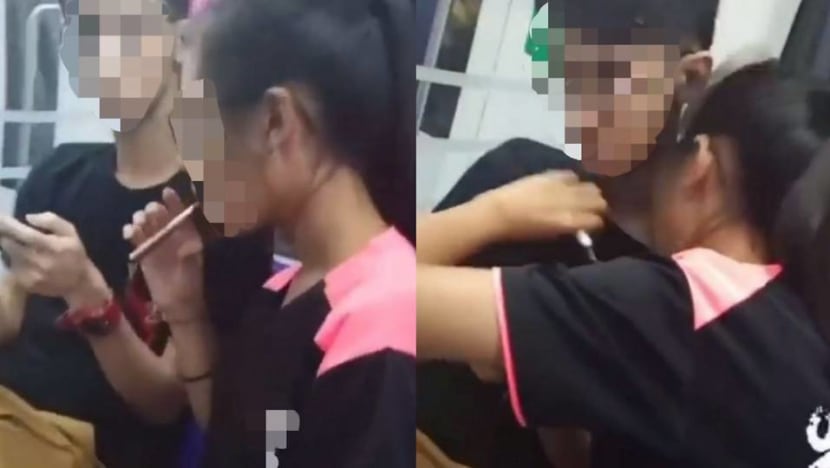 Teens found vaping in MRT train issued warnings, fined: HSA Teens found vaping in MRT train issued warnings, fined: HSA