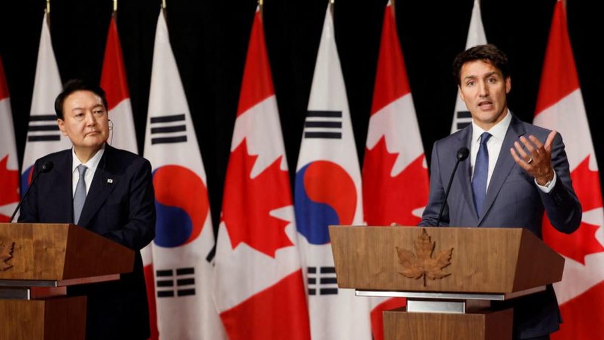 South Korea’s Yoon, Trudeau warn over North Korea role in Ukraine war, Yoon’s office says South Korea’s Yoon, Trudeau warn over North Korea role in Ukraine war, Yoon’s office says