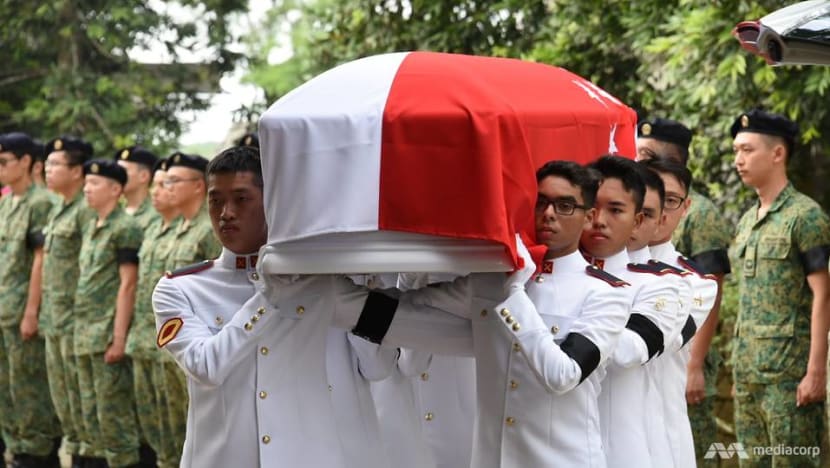 Final farewell as actor Aloysius Pang is given military send-off Final farewell as actor Aloysius Pang is given military send-off