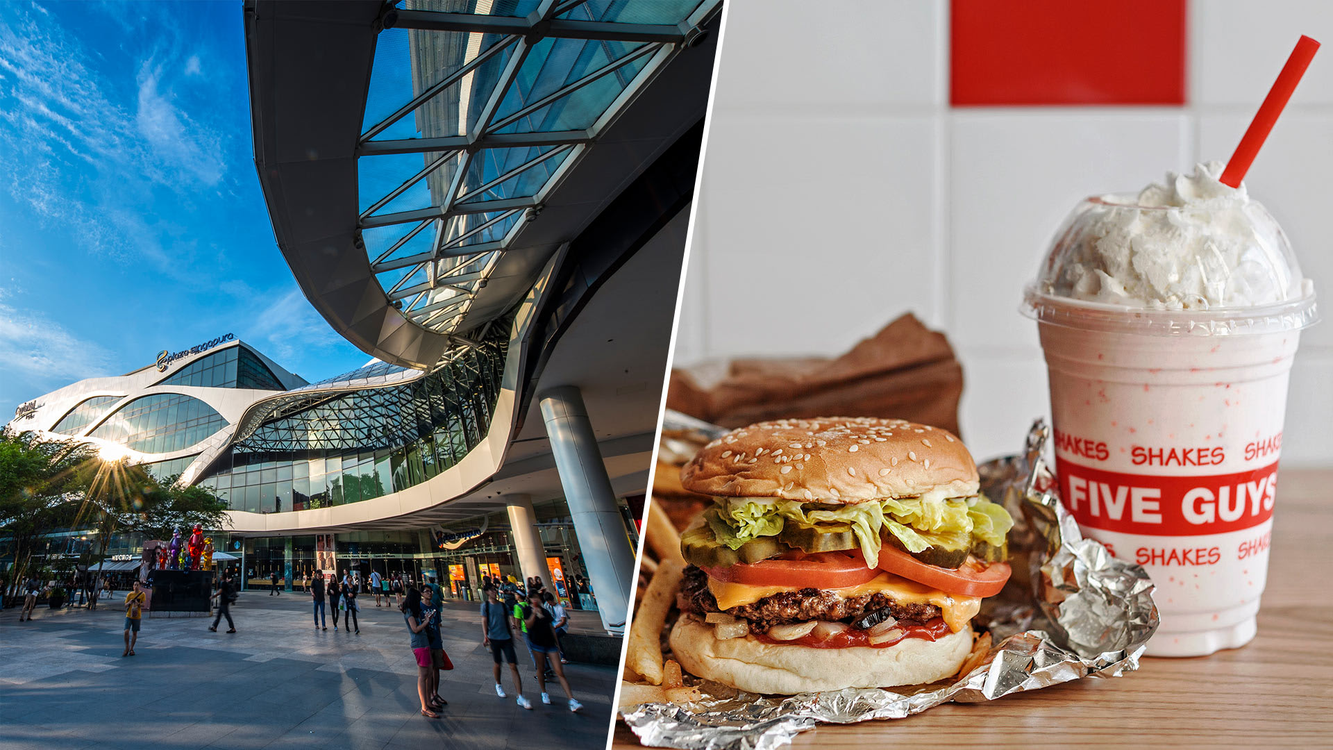 First Five Guys Burger Outlet Opening At Plaza Singapura First Five Guys Burger Outlet Opening At Plaza Singapura