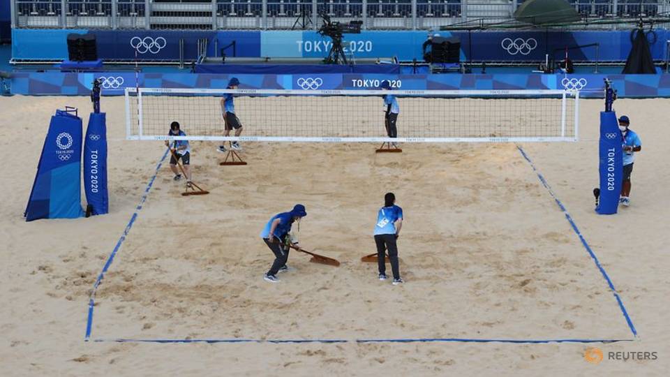 FOCUS ON-Beach volleyball at the Tokyo Olympics - CNA