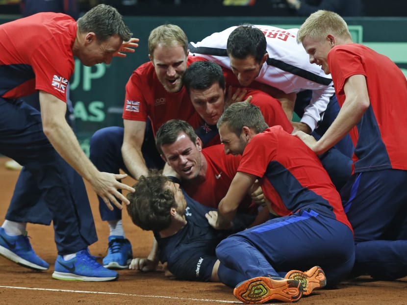 Gallery: Inspired Murray leads Britain to Davis Cup title
