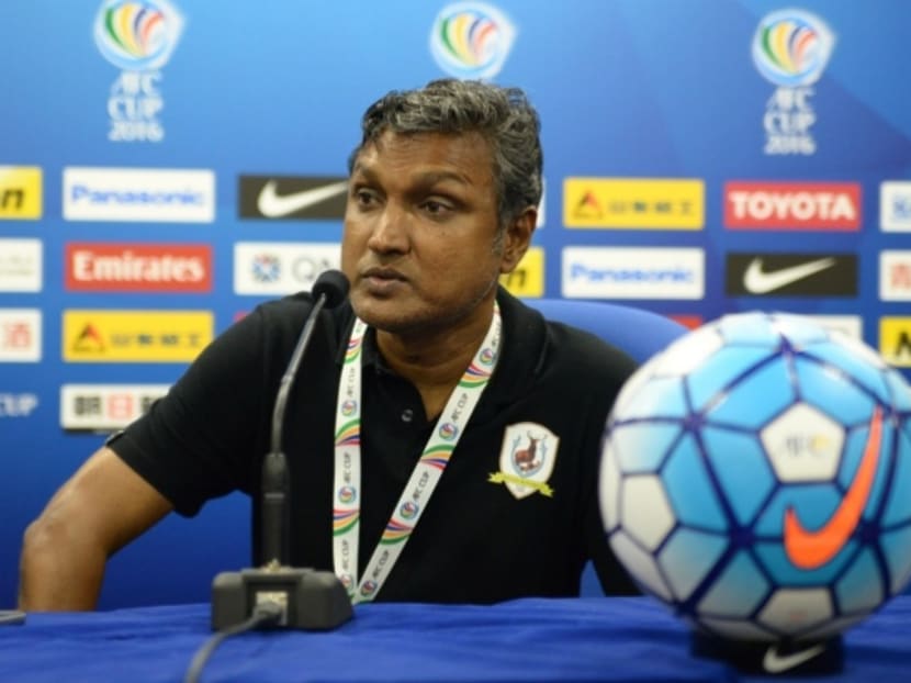 Tampines Rovers gave coach V Sundramoorthy a winning send-off by beating Indian side Mohun Bagan 2-1 after extra time to qualify for the AFC Cup quarter-finals. Sundram will leave Tampines for the Singapore national coach job this week. Photo: AFC