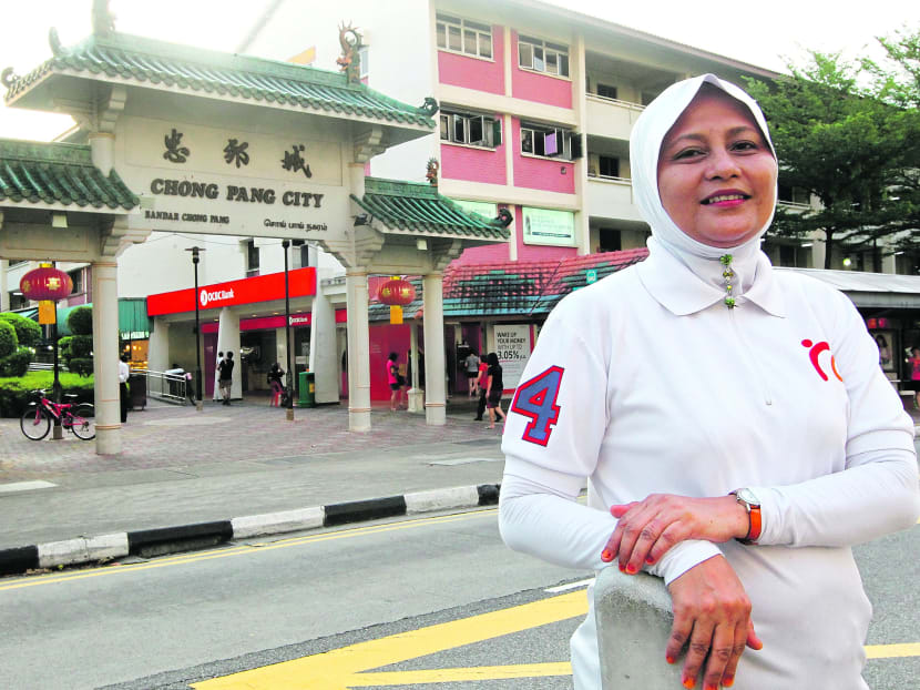 Mdm Saniah Rasban is one of only five recipients of the PS21 Star Customer award, given out as part of Public Service Week celebrations. Photo: Don Wong