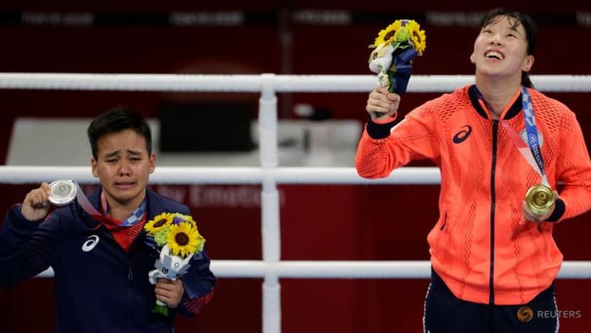 Olympics-Boxing-Irie wins maiden women's boxing gold for Japan in upset Olympics-Boxing-Irie wins maiden women's boxing gold for Japan in upset