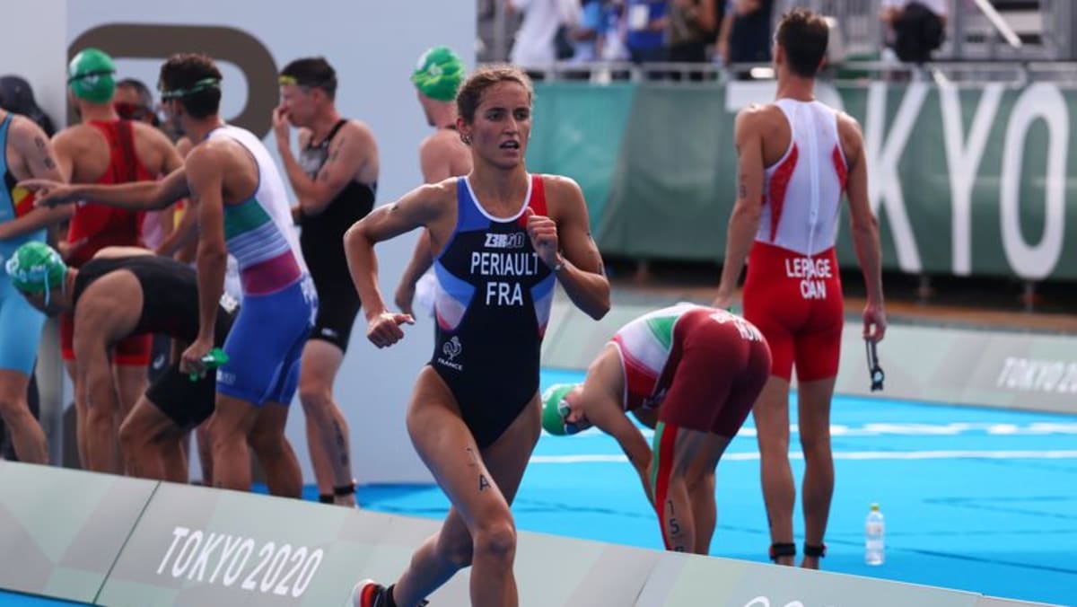 Triathlon-France's Periault clinches gold at Yokohoma to secure Olympic berth