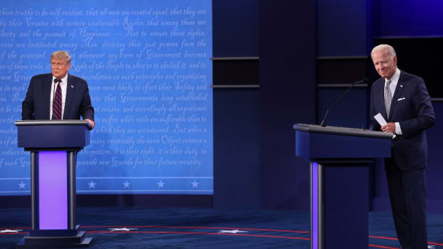 【美国总统选举】特朗普拜登即将进行最后一场电视辩论